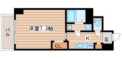 Ｓレジデンス南堀江 間取り