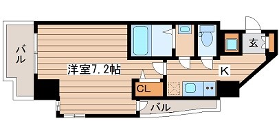 Ｓレジデンス南堀江 間取り