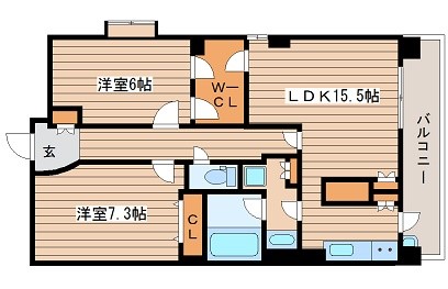 コンソラーレ土佐堀 間取り