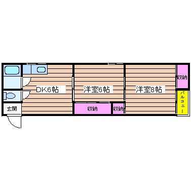 大阪府大阪市港区八幡屋１丁目 間取り