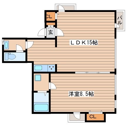 大阪府大阪市西区靱本町３丁目 間取り