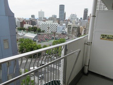 靭パークサイドコーポ ベランダ
