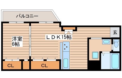 大阪府大阪市中央区本町橋 間取り