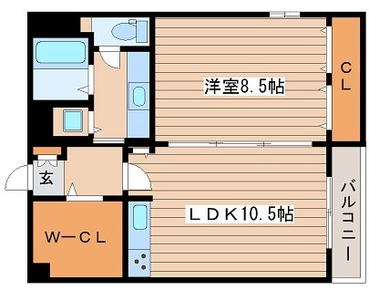 大阪府大阪市西区南堀江４丁目 間取り