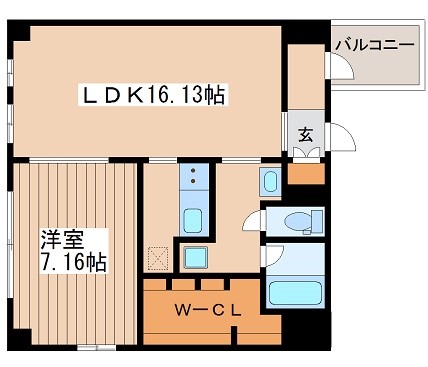 大阪府大阪市西区京町堀１丁目 間取り