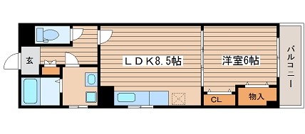 大阪府大阪市西区北堀江１丁目 間取り