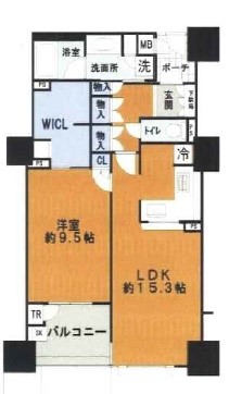 大阪府大阪市西区新町４丁目 間取り
