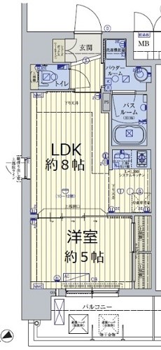 大阪府大阪市西区川口２丁目 間取り