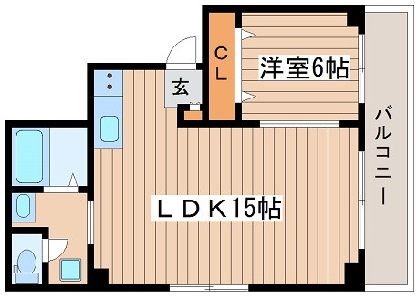 大阪府大阪市西区南堀江１丁目 間取り