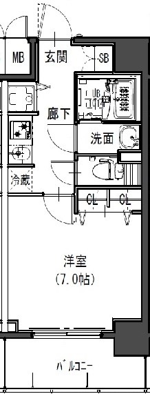 大阪府大阪市西区江戸堀３丁目 間取り