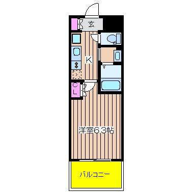 クレストコート靭公園 間取り