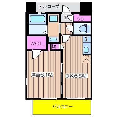 エステムコート中之島ＧＡＴＥⅡ 間取り