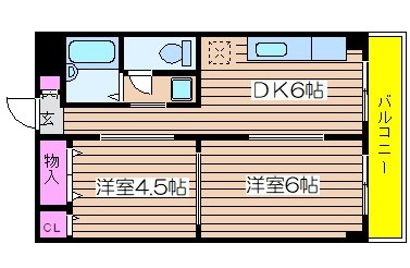 大阪府大阪市西区江之子島１丁目 間取り