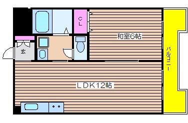 朝日プラザ梅田東 間取り