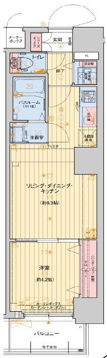 レオンコンフォート堀江公園 間取り