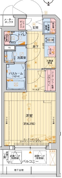 レオンコンフォート堀江公園 間取り