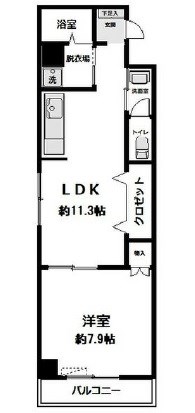 コスモリード大阪本町 間取り