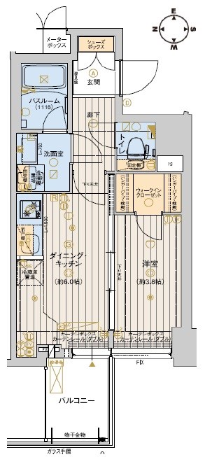 RISING Maison 本町橋 間取り