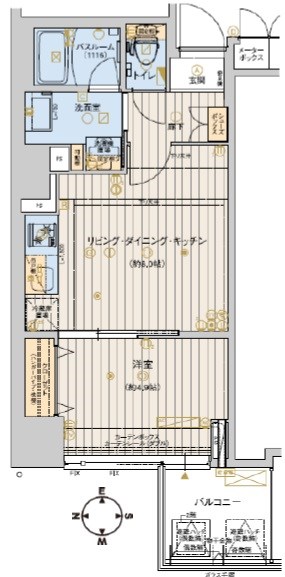RISING Maison 本町橋 間取り