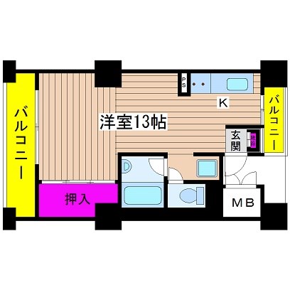ローズコーポ新大阪第六 間取り