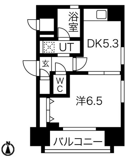 エステムコート大阪新町 間取り