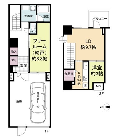 WORVE大阪本町 間取り
