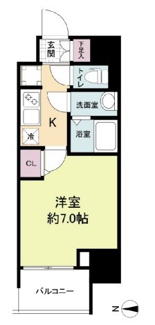 WORVE大阪本町 間取り