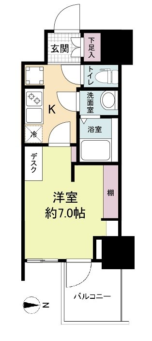 WORVE大阪本町 間取り