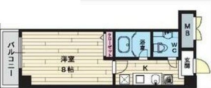 HF阿波座レジデンス 間取り