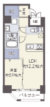 パークサイド本町 間取り
