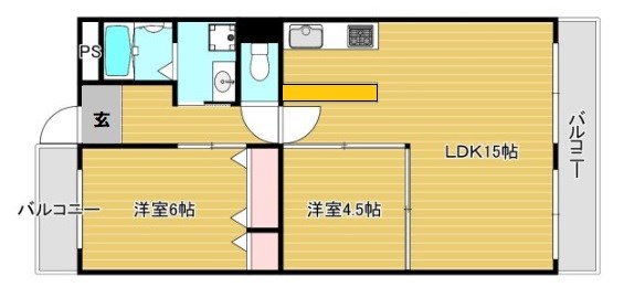 シバタハイツ 間取り