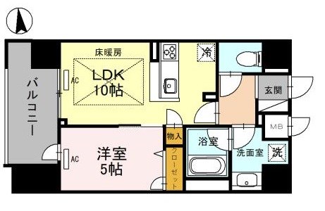 IBCレジデンスウエスト 間取り