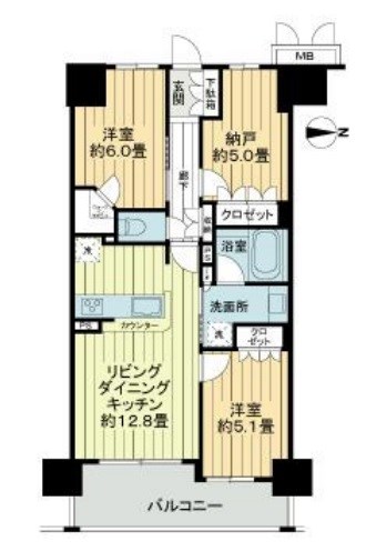 ザ大阪レジデンス備後町 間取り