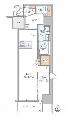 DAIYA STORK 阿波座 間取り