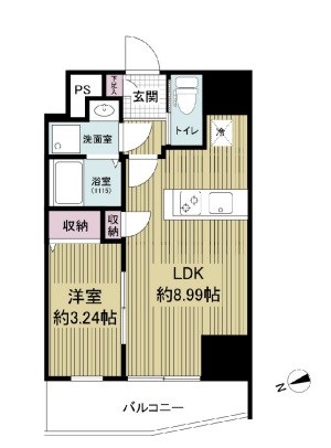 ArtizA西長堀 間取り