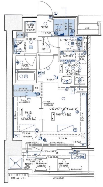 シエリア靱本町 間取り