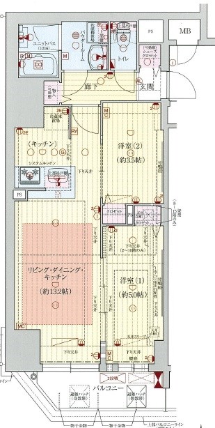 プレサンス阿波座駅前 間取り
