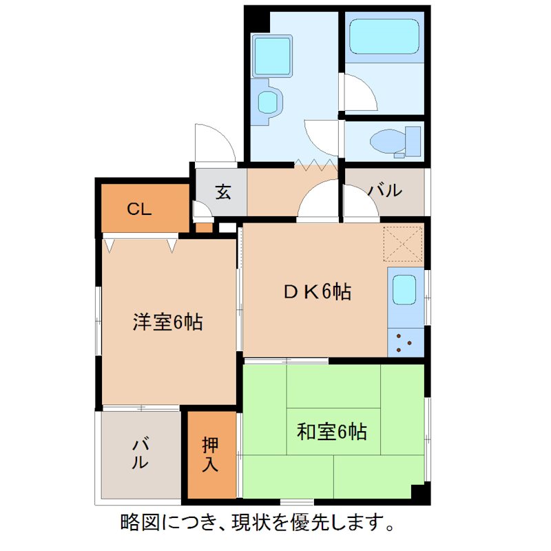 ルナ　フロースⅡ 間取り