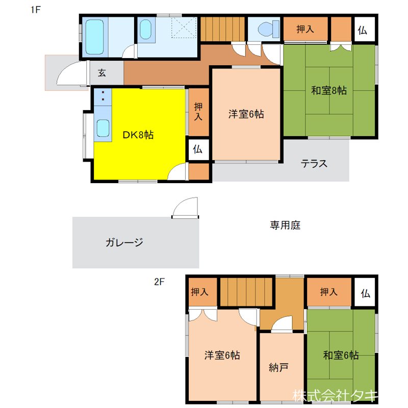 住吉町S貸家 間取り