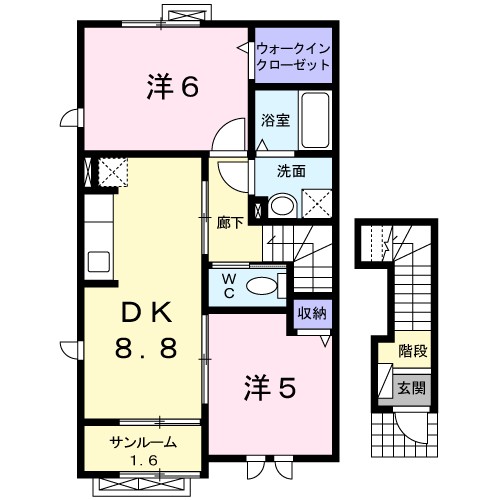 サクラヒルズ　Ⅱ 間取り