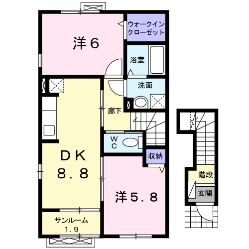 ポライトリ－　ＫⅠ 間取り