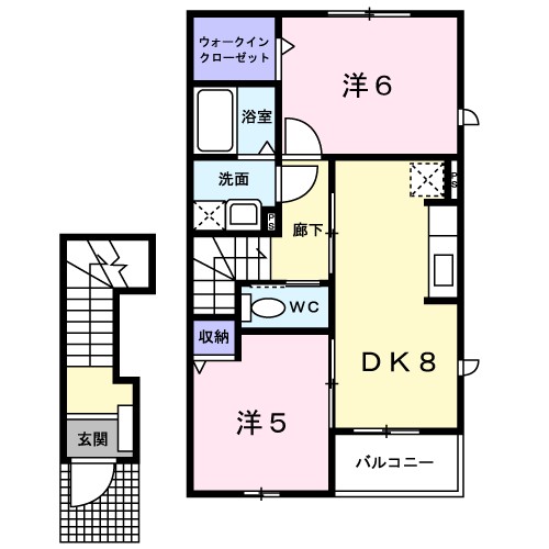 ジェルメ・ローズ 間取り
