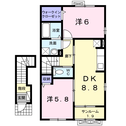 ポライトリ－　ＫⅡ 間取り