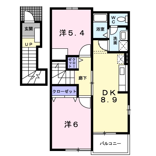 シャインヒルズ　Ａ 間取り