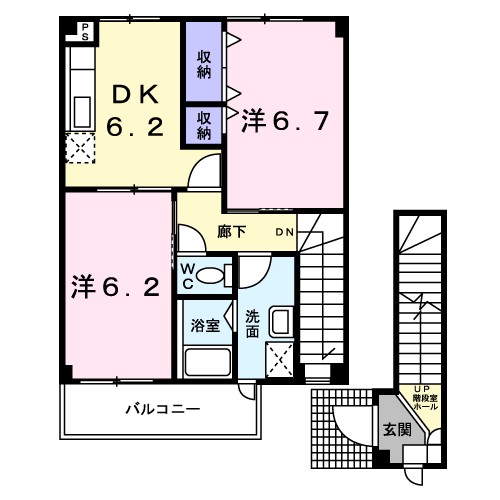 あじさい　Ⅰ 間取り