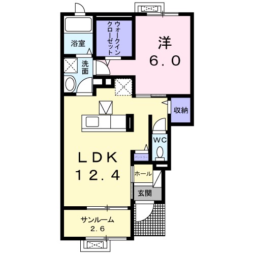 トレフル　Ｋ 間取り