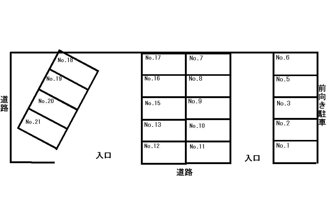 二本松１丁目駐車場 間取り