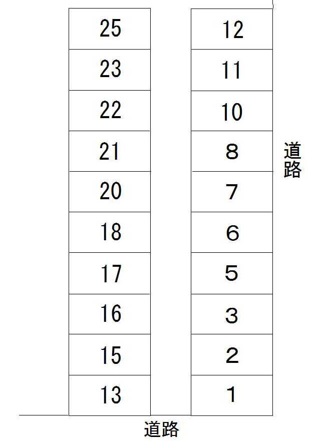 アオキ第一駐車場 間取り