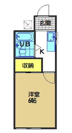 町田アパート 102号室 間取り