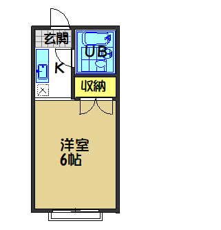 相川ハイツ 102号室 間取り